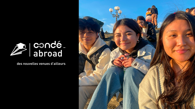 Voyagez avec l’école de condé !  Les stages à l’étranger font partie intégrante de nos cursus, découvrez l’expérience de certaines de nos étudiantes.